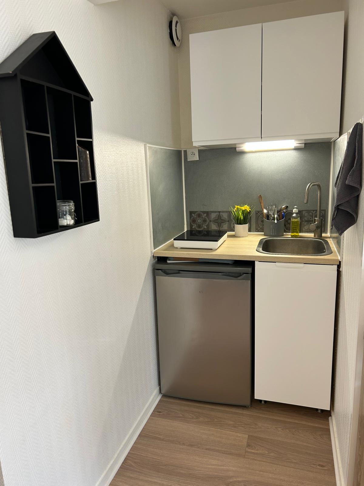 Kitchenette du Studio Les Minimes La Rochelle